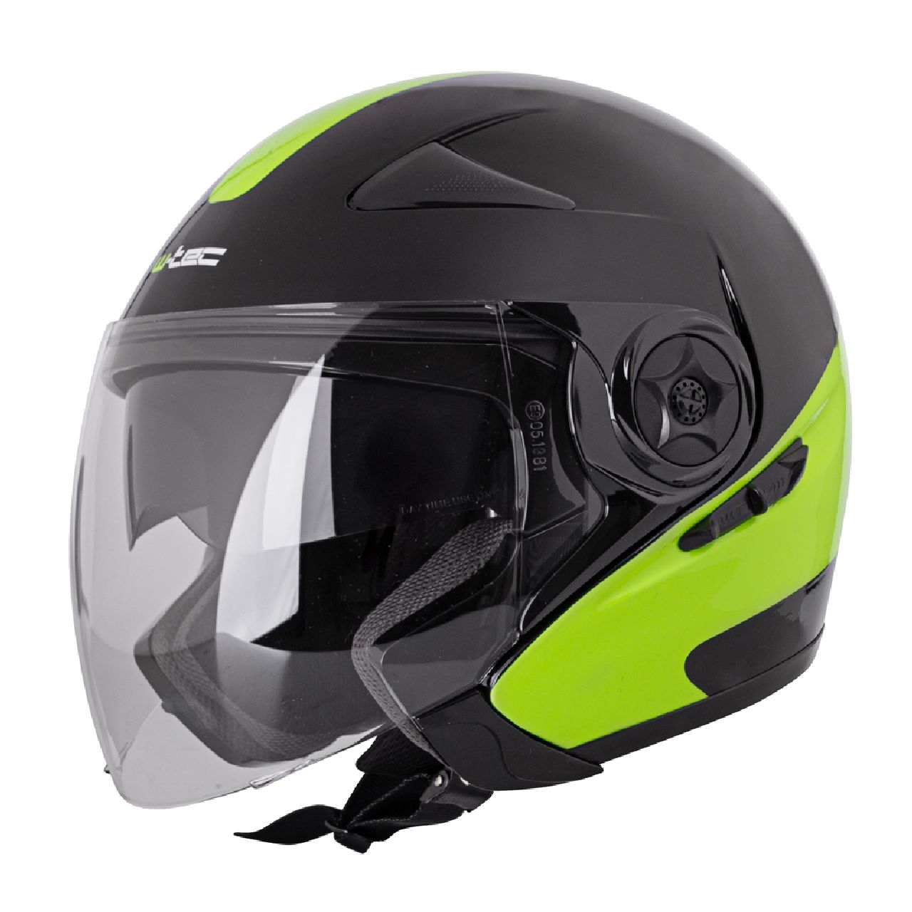 Kask motocyklowy otwarty z blendą W TEC Neikko Black Fluo Oferta