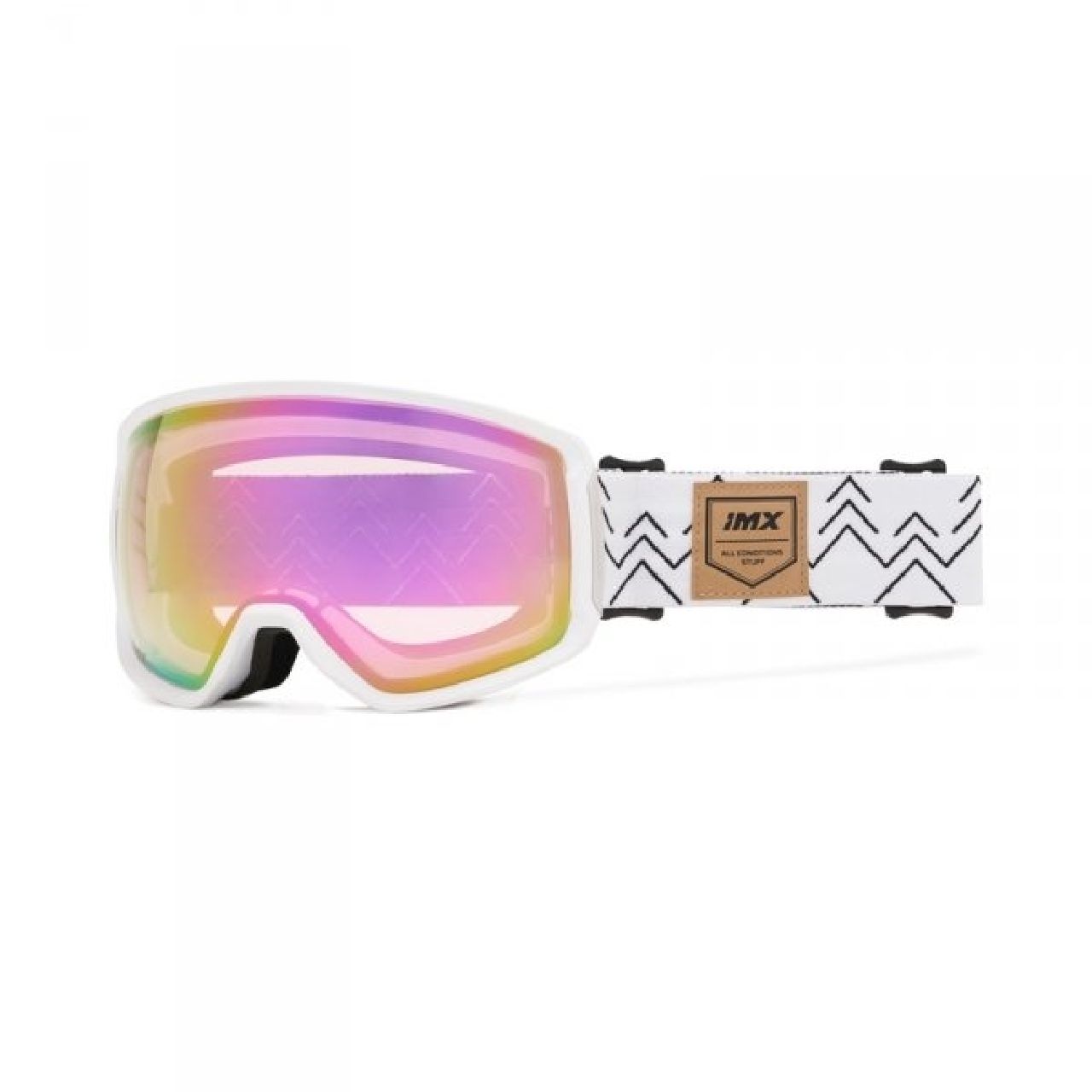 imx gogle snowboardowe peak white matt/graphic - cena: 299 zł